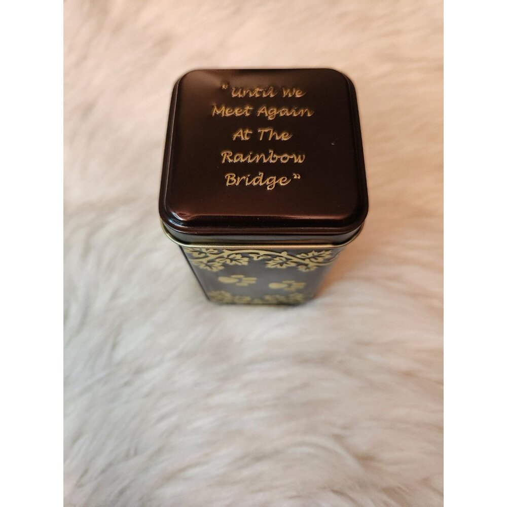 Rainbow Bridge Paw Print Pet Urn - Picture 2 of 6